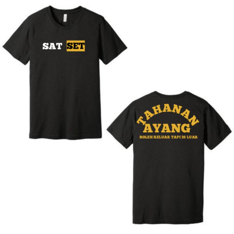 KAOS DISTRO KATA KATA | BAJU DISTRO SAT SET TAHANAN AYANG