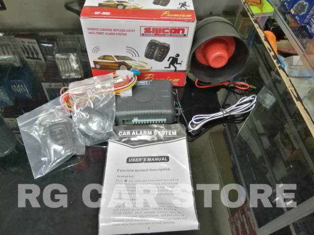 ALARM MOBIL UNIVERSAL MEREK SILICON DIJAMIN PNP ORIGINAL BERKUALITAS