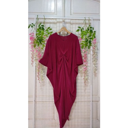 Dress Abaya Gamis Plisket Arab Turki Import Kekinian