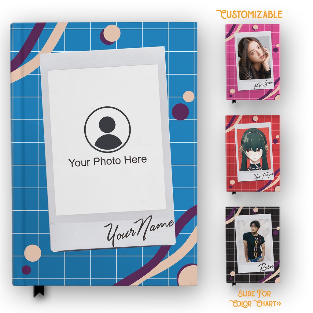 

Buku Catatan Notebook Polaroid1 Custom Agenda Jurnal Diary Hardcover Aesthetic A6 A5