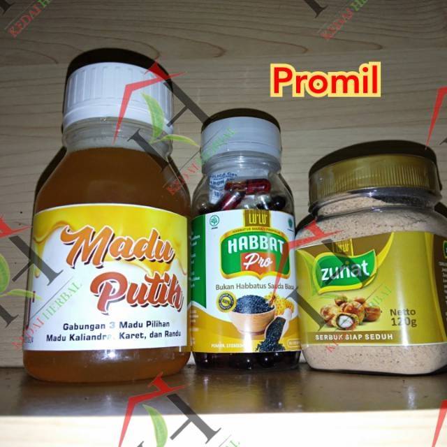 

Herbal Paket Promil Zuriat, Madu dan Habbatussauda Prosaudagar