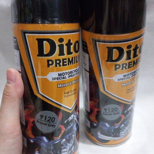 Pilok Cat Pilox DITON Premium 9120 Primer Grey / Cat Dasar / Epoxy Grey / Epoksi (400cc)