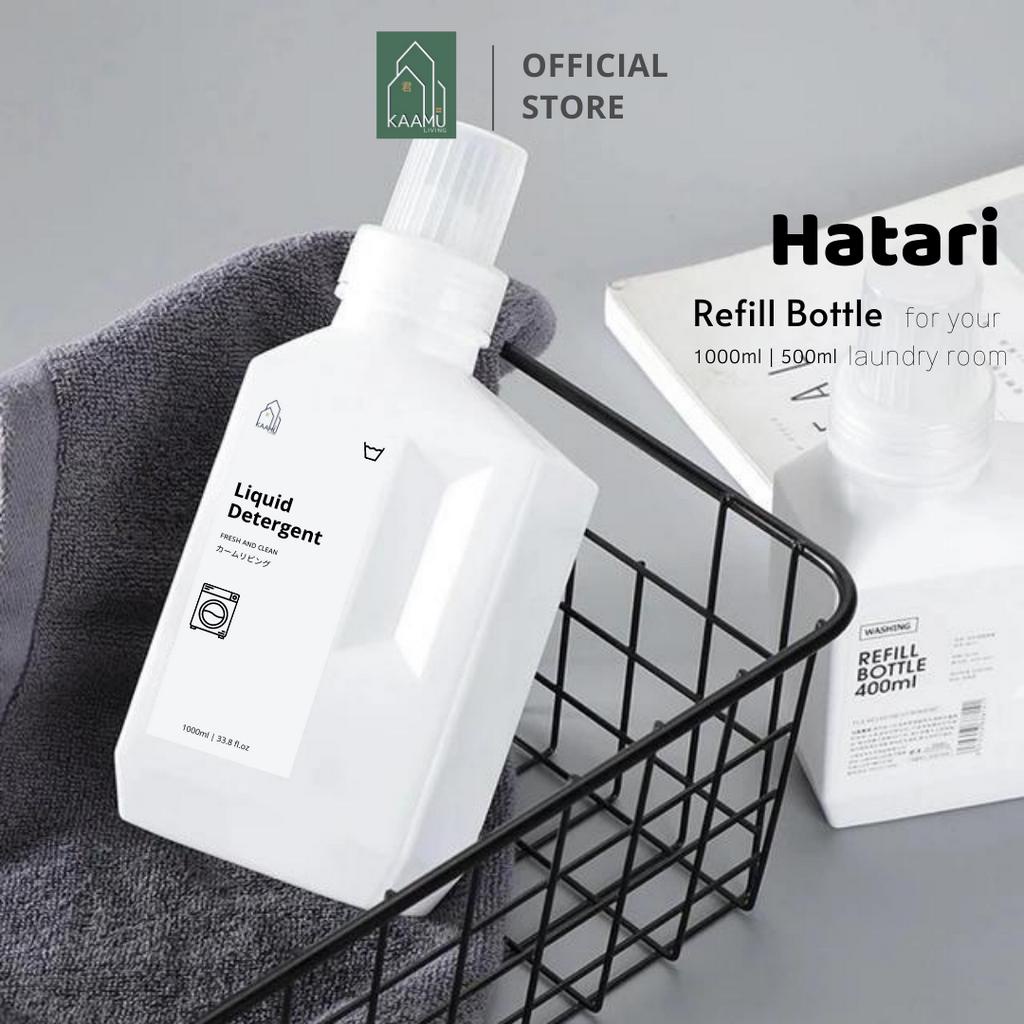 kaamuliving Hatari botol deterjen cair estetik refill dispenser 1000 ml 1liter bottle liquid deterge