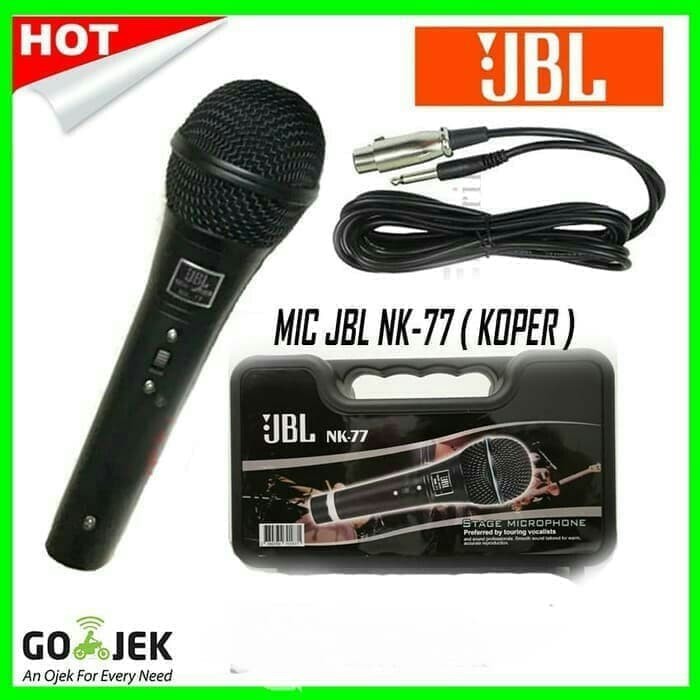 JBL legendaris vocal microphone NK-77 suara mantap-hitam