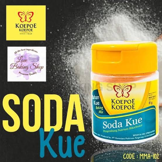 

SODA KUE 81GR KOEPOE-KOEPOE BAKING SODA PENGEMBANG KUE KUPU-KUPU HALAL