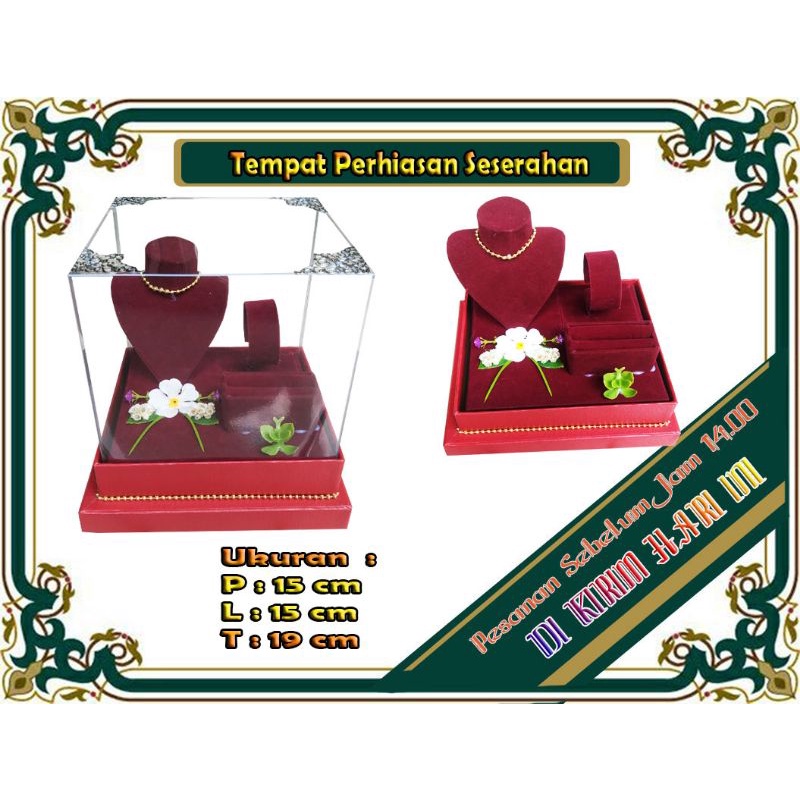 TEMPAT PERHIASAN KALUNG,GELANG,CINCIN SESERAHAN_TEMPAT PERHIASAN SESERAHAN_TEMPAT KALUNG,CINCIN,GELANG PERNIKAHAN_BOX KALUNG,CINCIN,GELANG SESERAHAN,BOX PERHIASAN SESERAHAN KOMPLIT_KOTAK TEMPAT PERHIASAN SESERAHAN