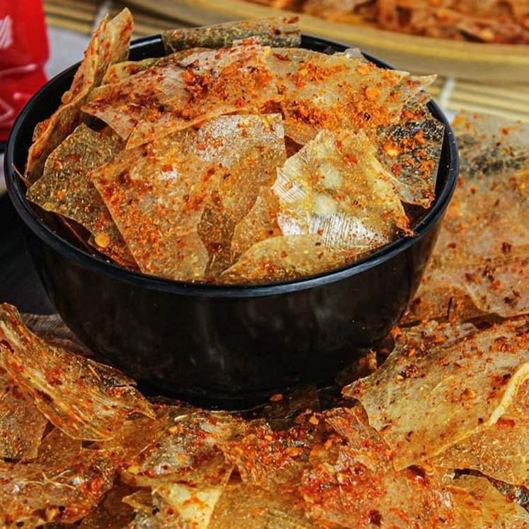

1Kg Keripik Kaca Kripca Oven Pedas Daun Jeruk