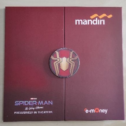 ///BOOKLET/// Mandiri eMoney NO WAY HOME SPIDERMAN  ORI /Like eTOLL Tapcash Flazz or Brizzi