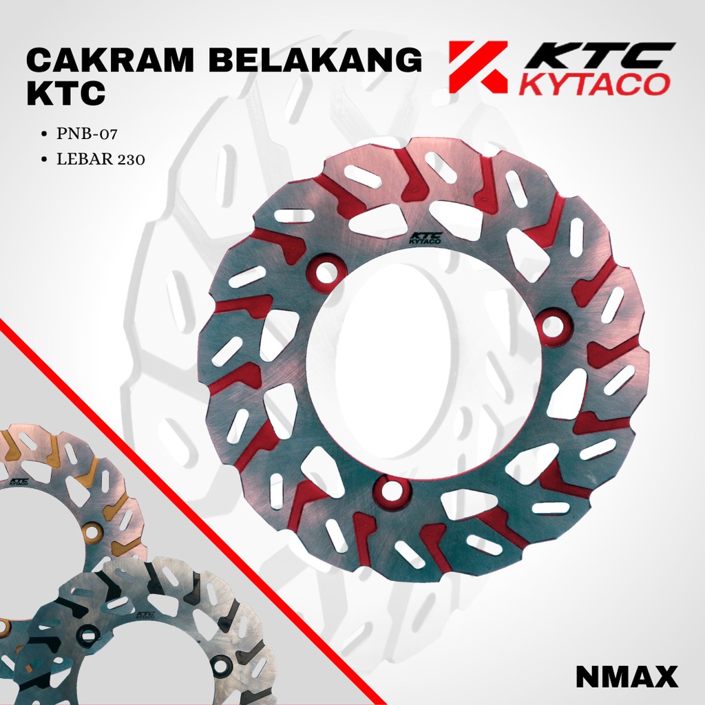 Piringan cakram nmax belakang 230 mm PNB07 KTC KYTACO