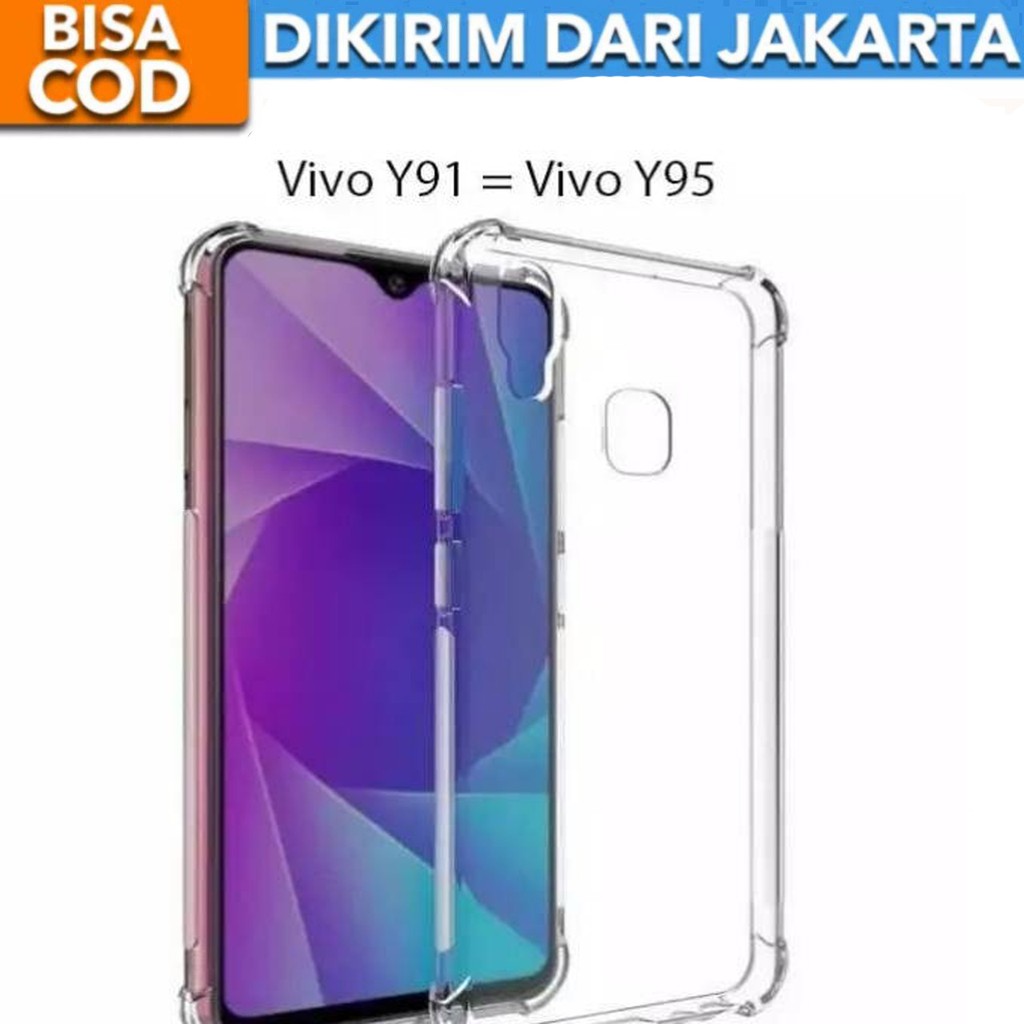 Casing Vivo Y91 / Y95 Anti crack SoftCase