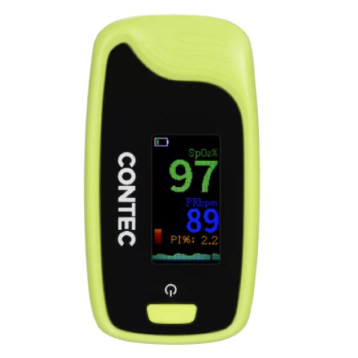 Pengukur Saturasi Oxigen Pulse Oximeter Contec Fingertip CMS50-Pro