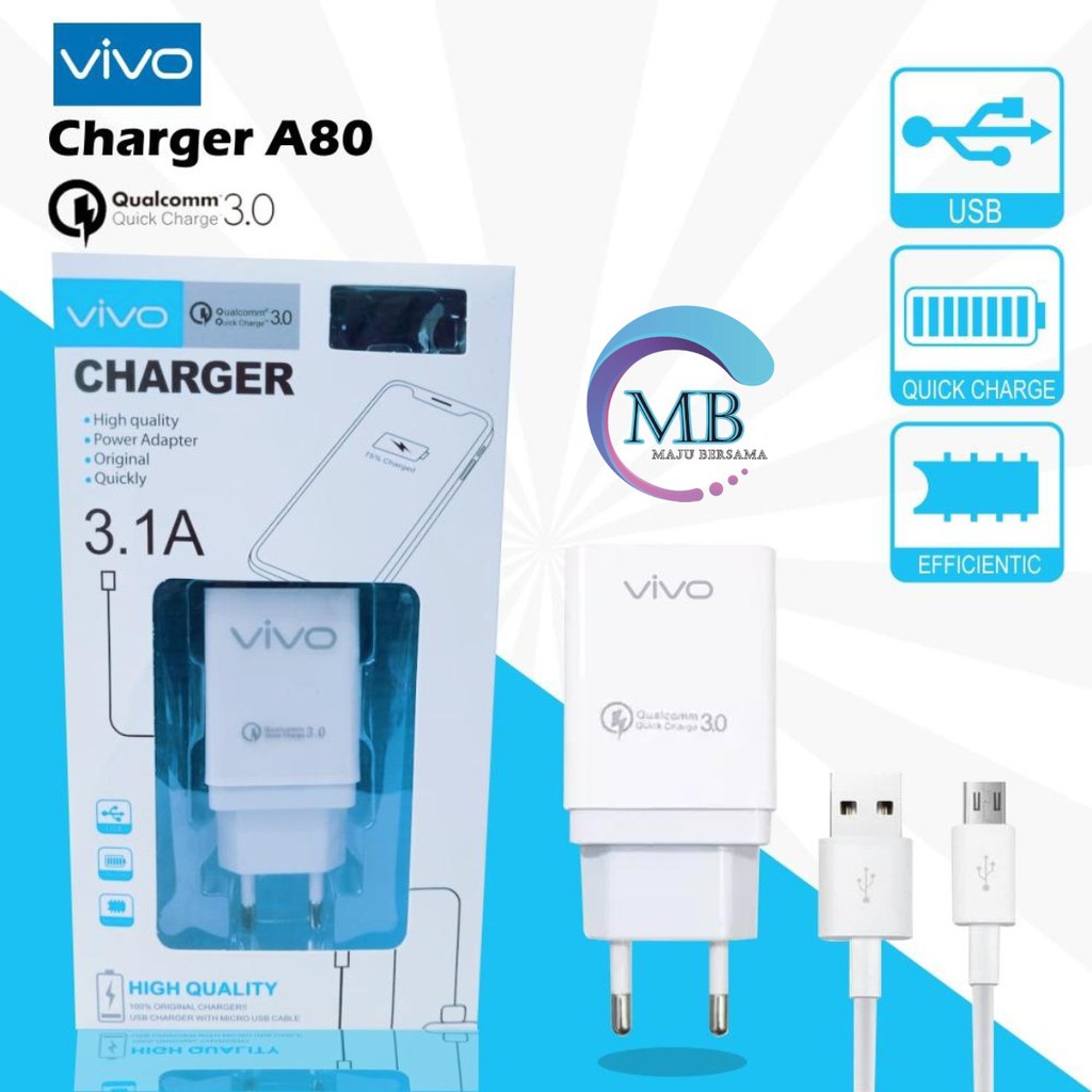 BM048 A80 Cashan Cashan VIVO 3Amper QUALCOM micro fast Charging Anti meledak Y83 V7 V5 V9 Y53 V11 MB1333