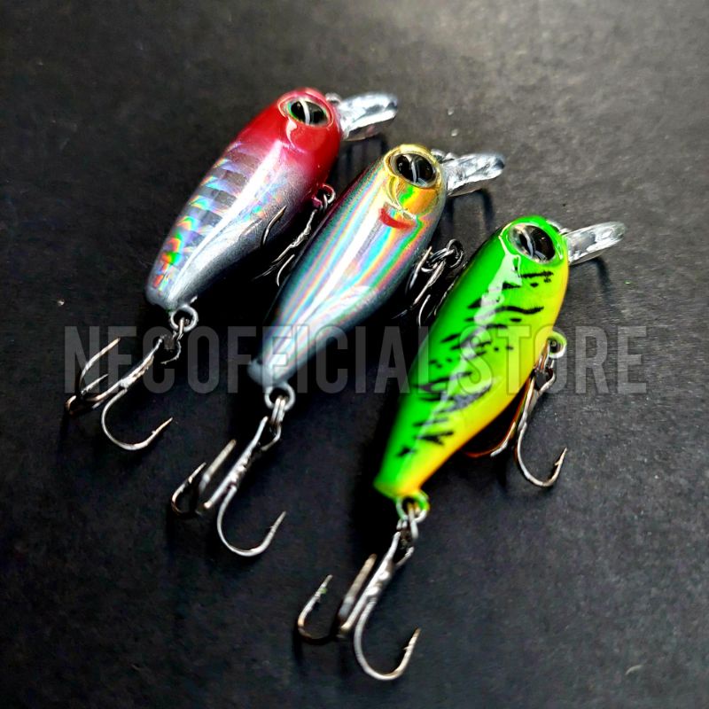 Mini lure minnow Slow Sinking 4,5 cm 3,5 gram MICRO Best killer action