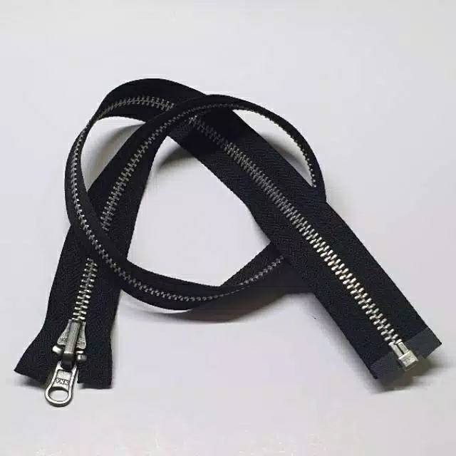 JI-resleting atau zipper ykk 60cm khusus hitam