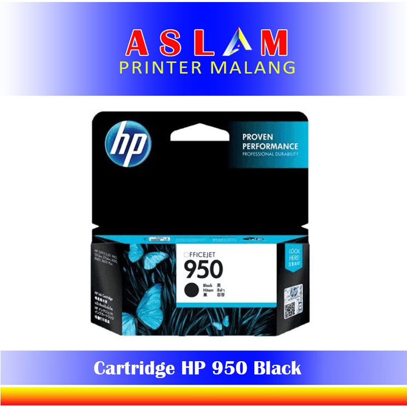 Cartridge HP 950 Black (Hitam) Original | Hp Office Jet 6700 8100 8600 8600 plus
