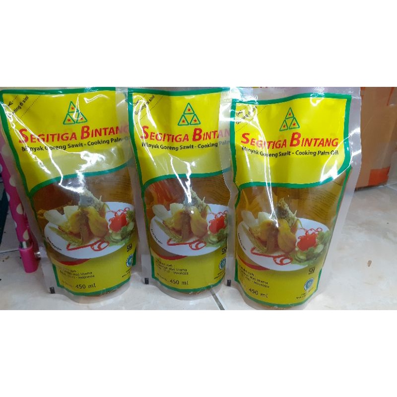 Minyak Goreng Segitiga Bintang 450ML