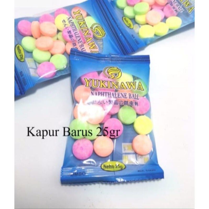 Kamper Warna/ Kapur Barus ekonomis pack 25gr/ Kamper wangi penghilang Bau