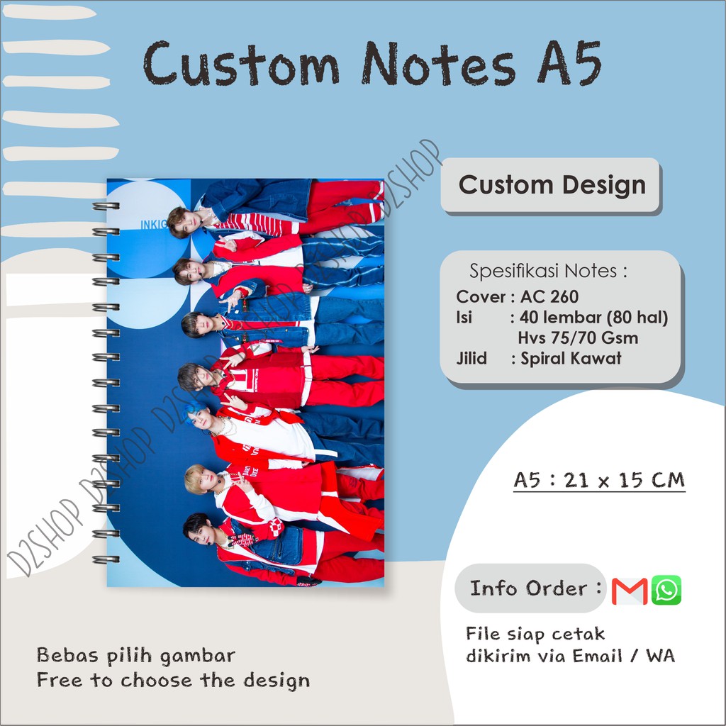 

NOTEBOOK CUSTOM A5 MURAH SATUAN