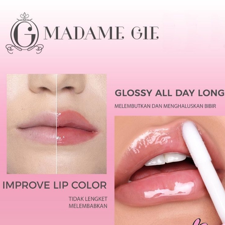 MADAME GIE LIPPIE SLICKS 3GR LIP SERUM MADAME GIE LIP SLICK MADAME GIE LIPPIE SERUM PELEMBAB BIBIR