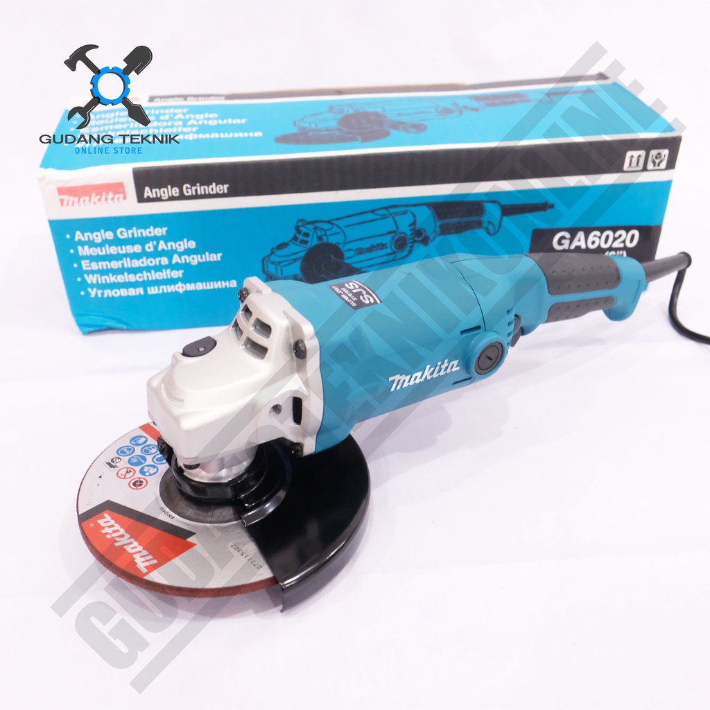 Mesin Gerinda Tangan MAKITA GA6020 6 Inch / Angle Grinder 6&quot; MAKITA GA 6020 Gurinda Tangan MAKITA