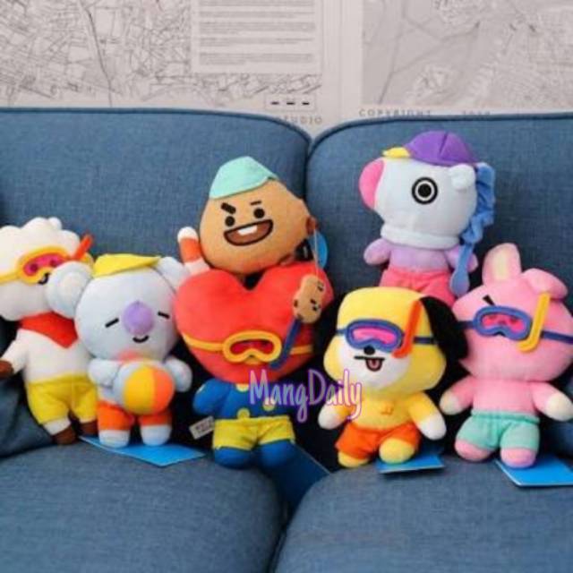BT21 SUMMER DOLL OFFICIAL