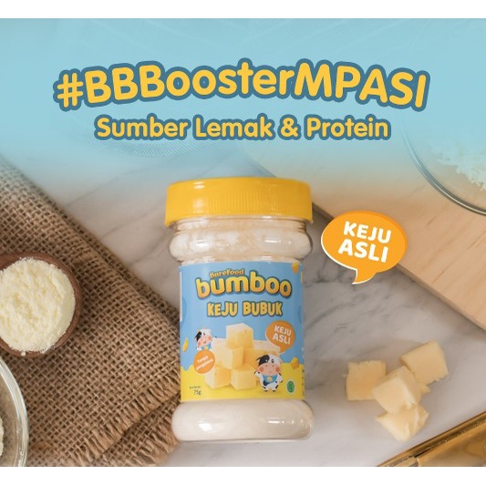 BUMBOO Kaldu Asli Bumbu Bunda BB Booster Kaldu Anak MPASI - No MSG - Tanpa Gula &amp; Garam - Bahan Alami - Tambahan Sayur AsliPenambah Nafsu Makan Penambah Berat Badan, BB Booster MPASI Bayi