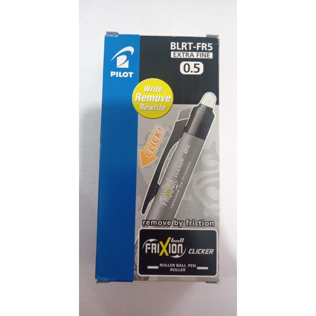 

Ballpoint Frixion 05. Hitam, Biru / Ballpoint Frixion Bisa Dihapus / Frixion Clicker / BLRT -FR5