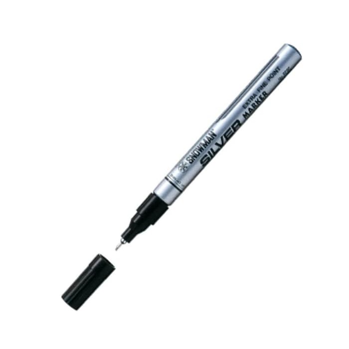 

Snowman Extra Fine Point Marker - Silver