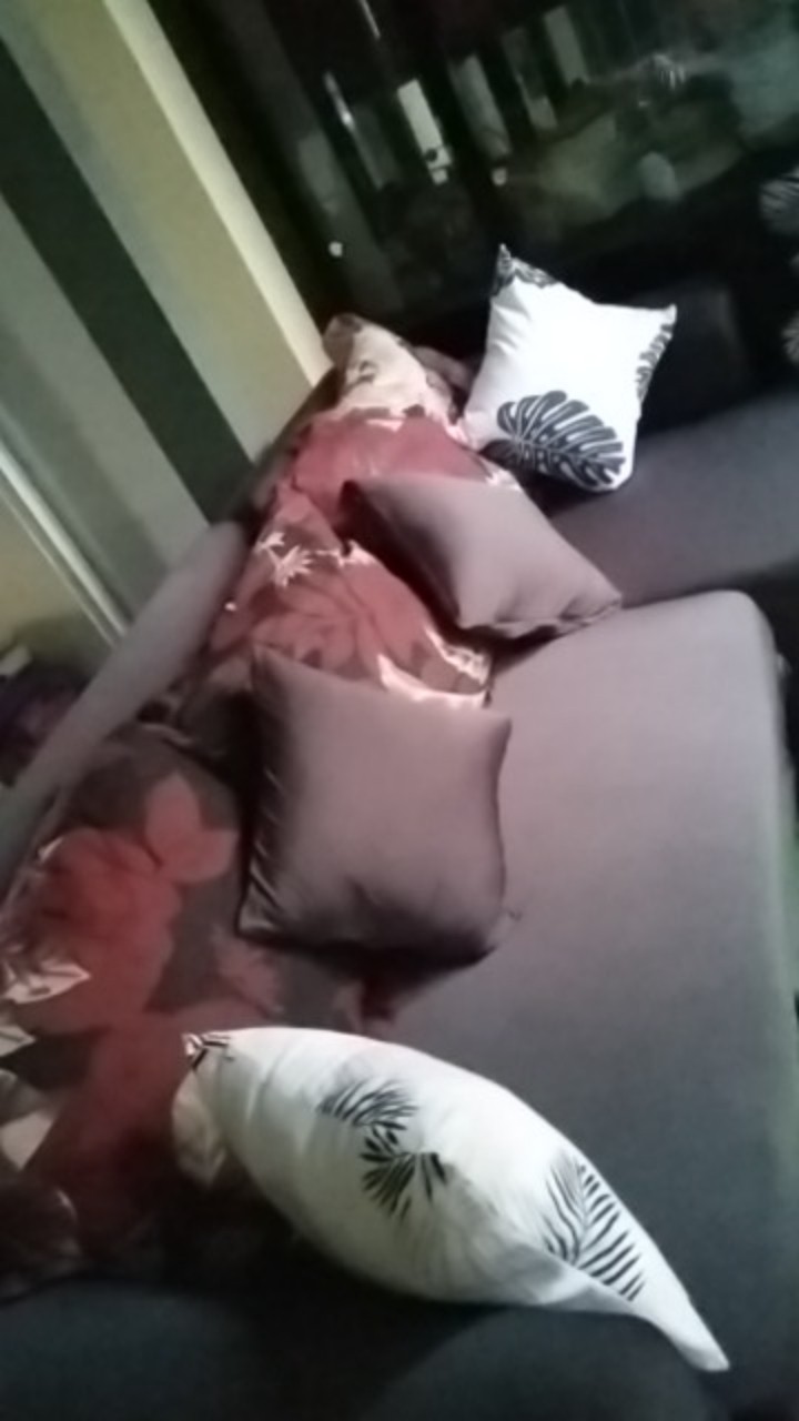 [original] Cover Sofa Siku Sudut L Shaped Polos Sarung Sofa Elastis Ukuran L Sudut Siku - Furniture