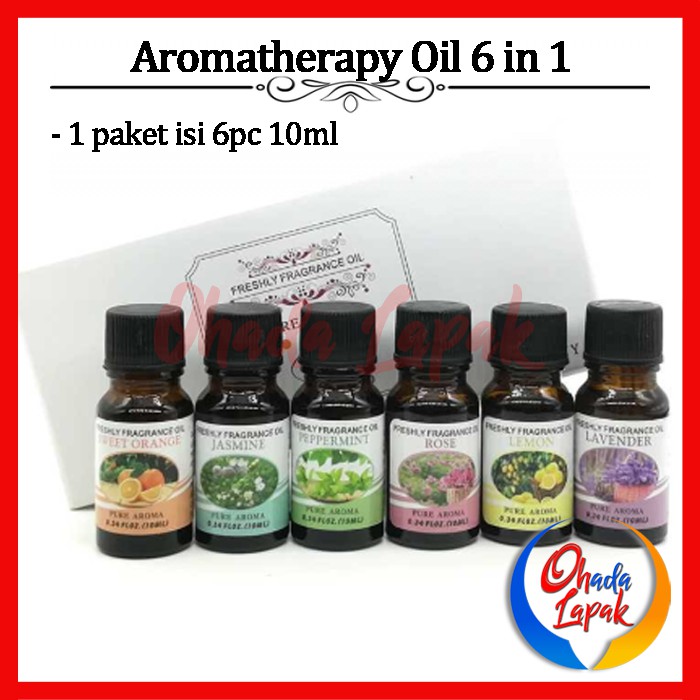 Essential oil 6 in 1 Aromatherapy Oil / Minyak Esensial