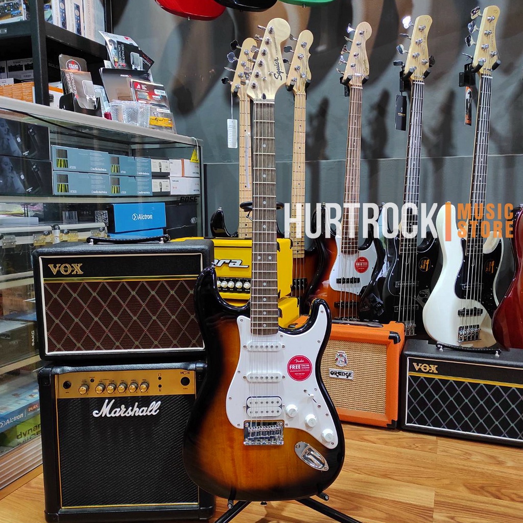 Squier Bullet By Fender Stratocaster HSS Sunburst