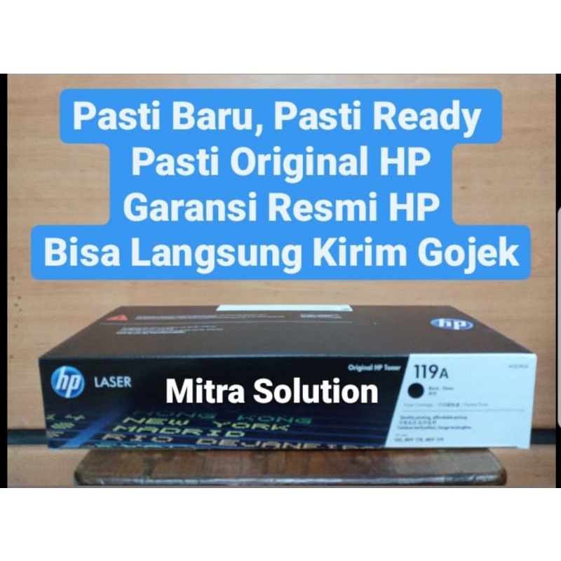 Toner HP 119A Original Laser Cartridge toner HP119a HP-119 119 w2090 baru garansi resmi HP