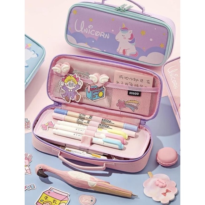 

Panache Premium Large Capacity Pencil Bag Pencil Case Tempat Pensil