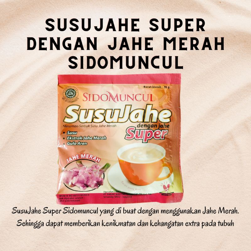 

Minuman SusuJahe Super Sidomuncul