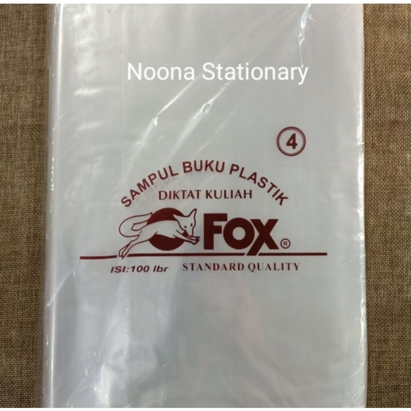 

Fox Sampul Buku Plastik Ukuran Diktat (Campus)