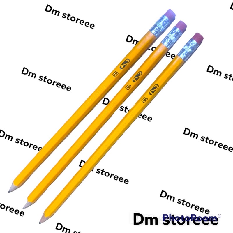 pensil HB 2 stip murah kuning per pak isi 12 pcs /