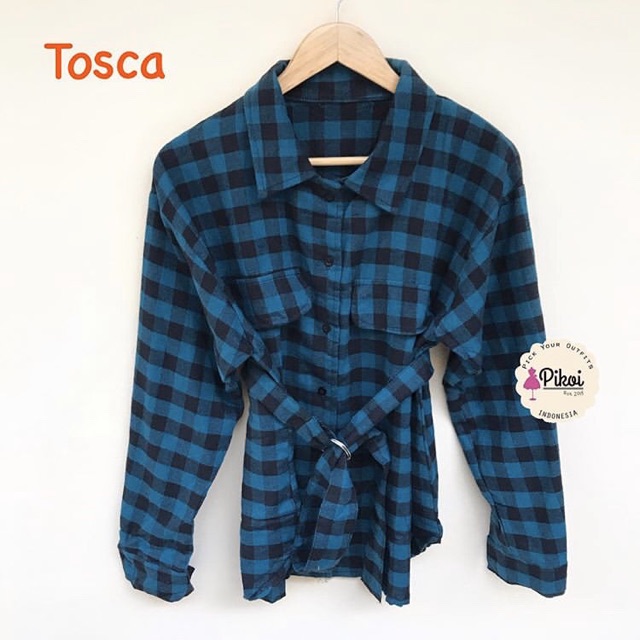 Kemeja flanel wanita / hem flanel cewek / kemeja plaid murah / kemeja kotak murah / kemeja ikat 1989