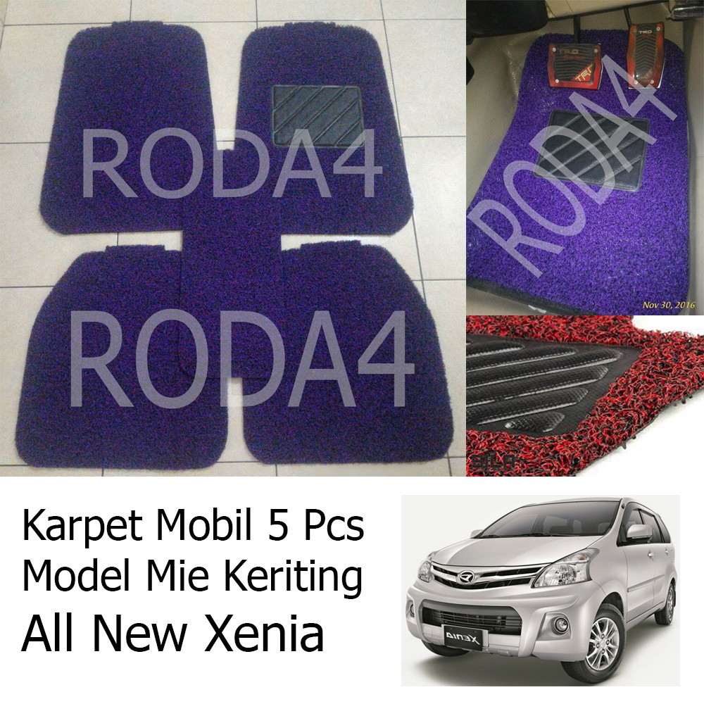 Karpet Mobil / Car Carpet / Floor Mats Universal Model Mie Keriting All New Xenia