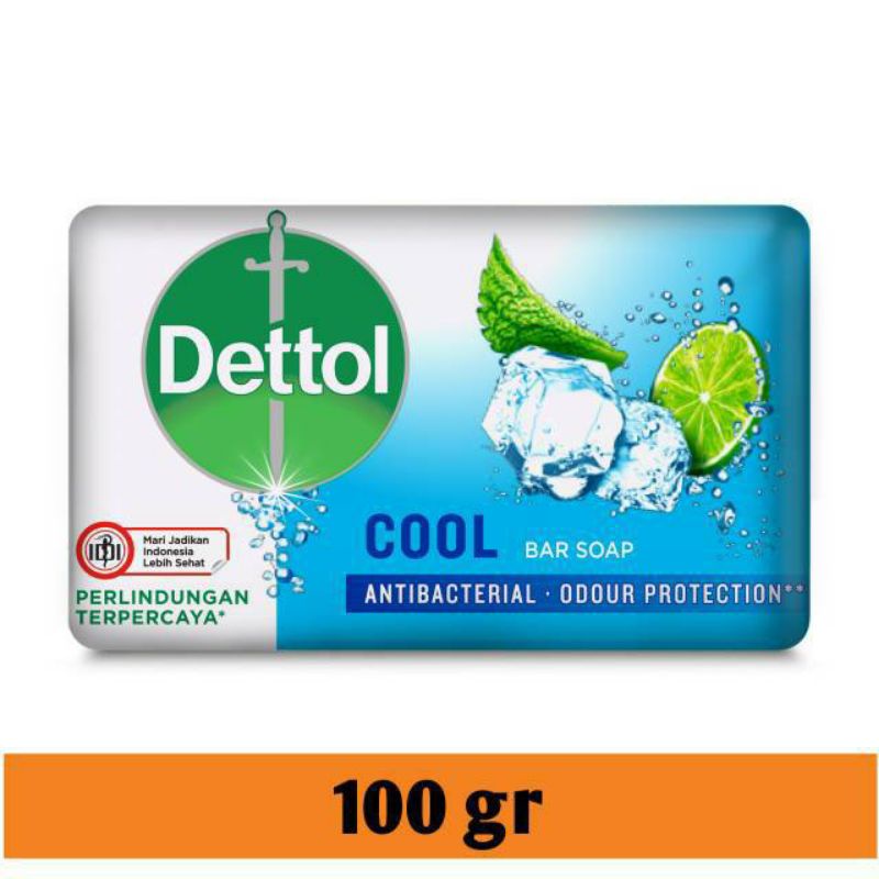 DETTOL SABUN MANDI BATANG 100GR | SOAP BAR 100GR