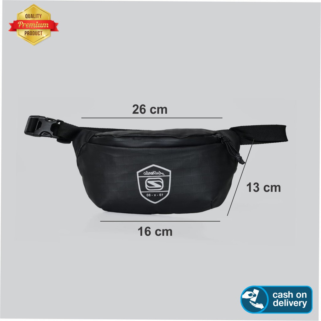 Tas Bahu Waistbag  Material  Bimo Waterproof