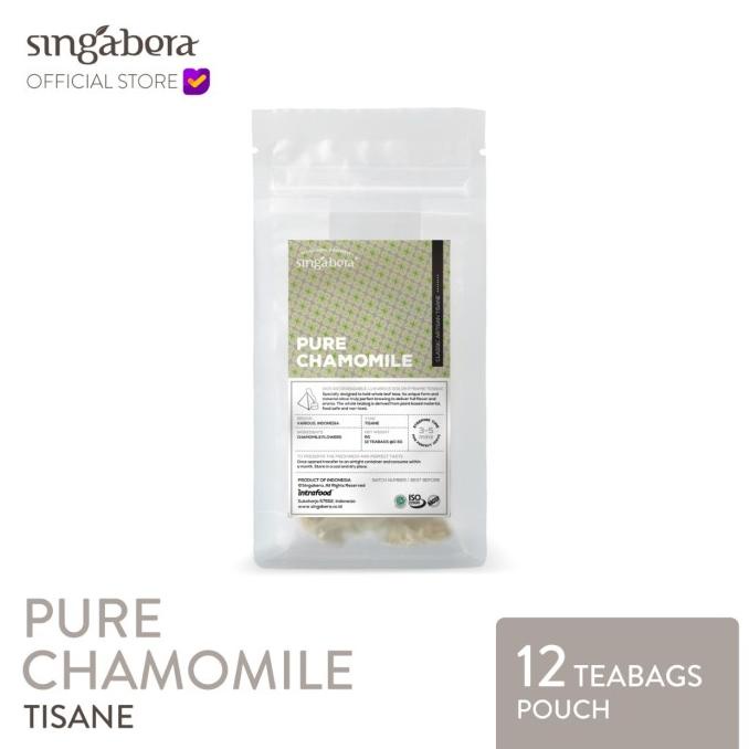 

[ COD ] Singabera Tea & Tisane Pure Chamomile Organic 12 teabag DISKON Kode 870