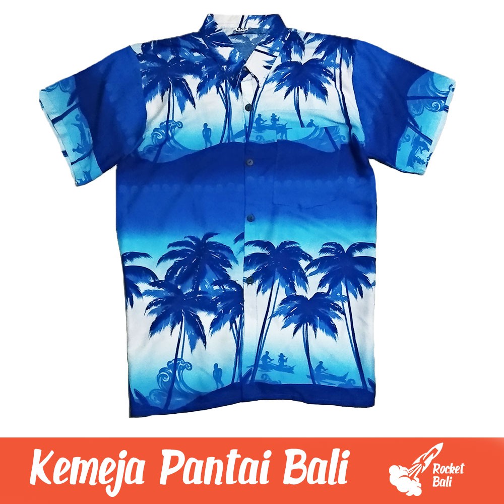 Baju Pantai - Kemeja Bali Hawai - Baju Hawai Pria - Kemeja Hawai - Kemeja Pantai Murah - Baju Kemeja