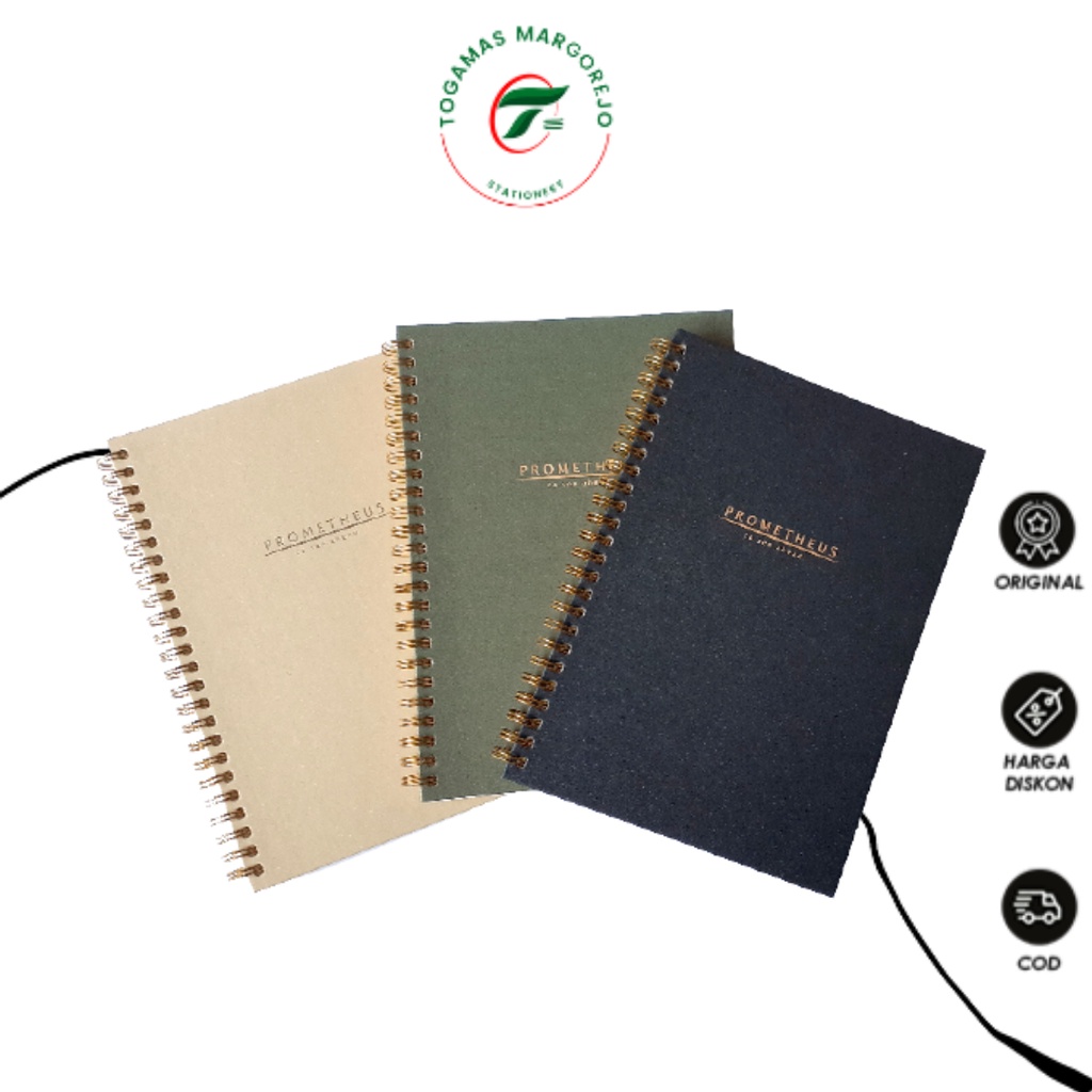 

READY STOCK !! BUKU TULIS NOTE BOOK PROMETHEUS A5 B5 SPIRAL OXFORD