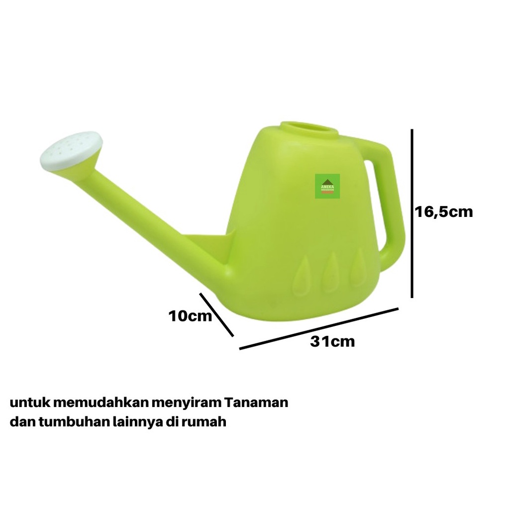 Alat Siraman Bunga Pot Siram Springtime Alat Teko Penyiraman Bunga Tanaman 1,3 Liter Watering Can