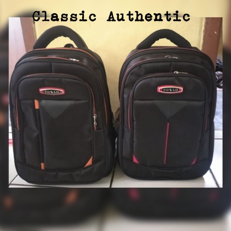 Tas Ransel Laptop POLO Kuat Berkualitas Tinggi Tas Ransel Polo Free jas hujan Tas Ransel Pria Tas Ransel kuliah