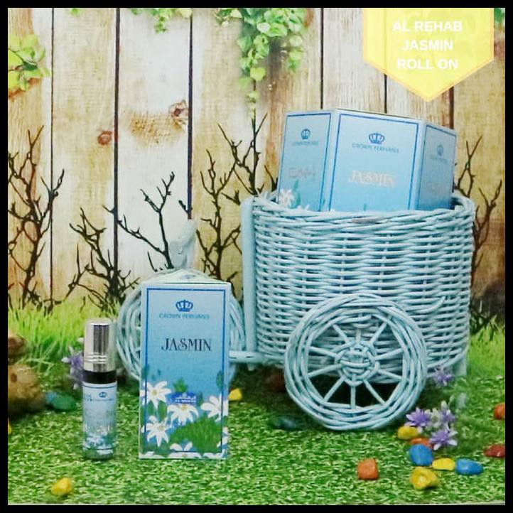 

Jual Parfum Minyak Wangi Non Alkohol Al Rehab Jasmin 6 Botol Roll On Melati