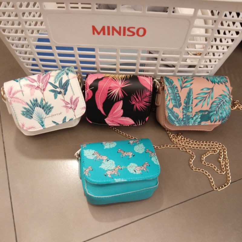 lipstick bag miniso / tas mini miniso / tas selempang miniso
