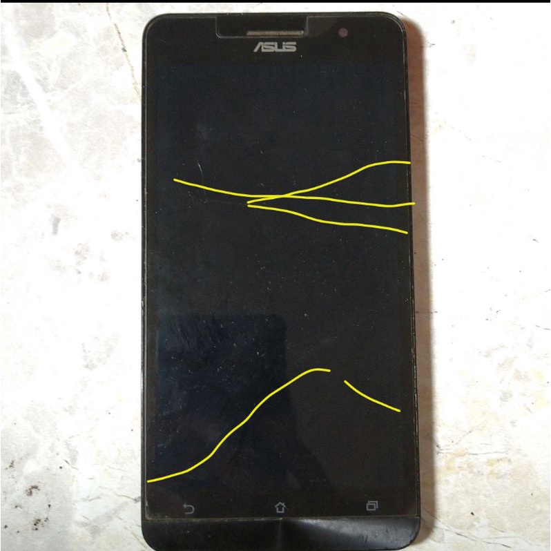 Satu set lcd touchscreen frame Asus Zenfone 6 T00G minusan 1