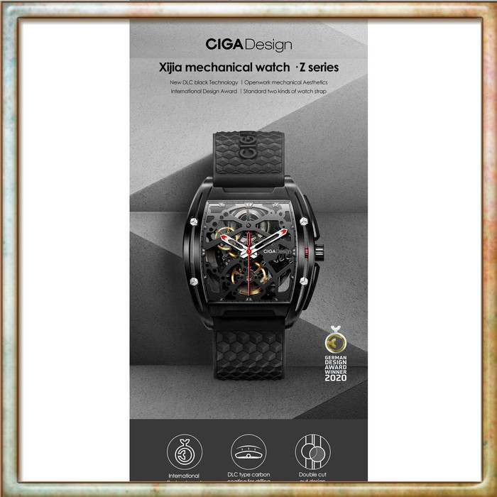 CIGA Design Z Series DLC Mechanical Watch