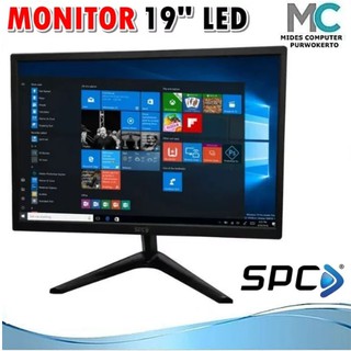 Monitor LED 19 Inch SPC HDMI &VGA FULL HD Garansi Resmi
